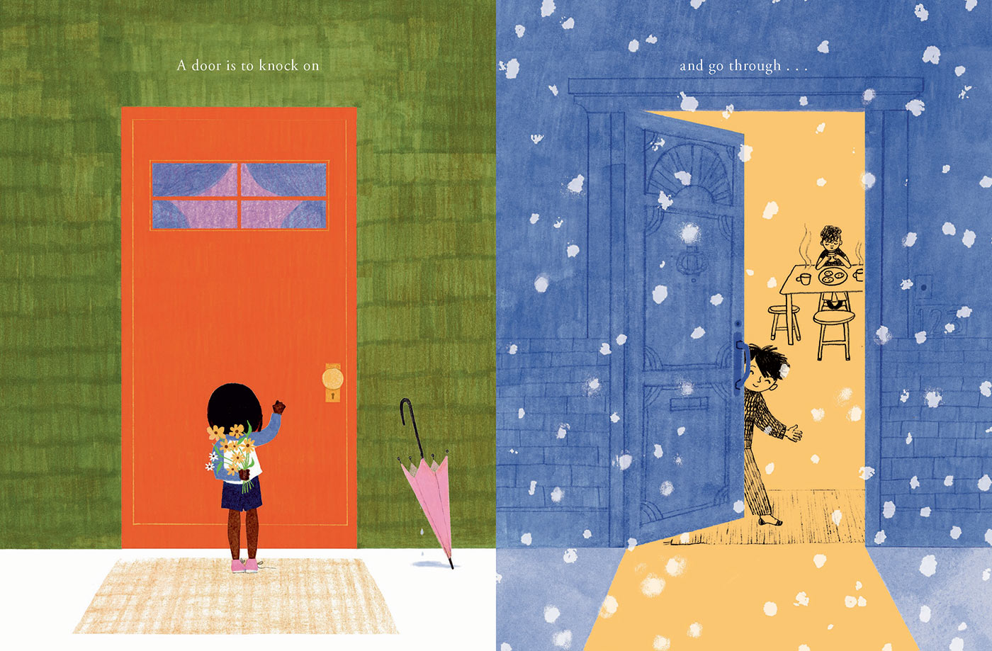 A Door is to Open, a picture book illustrated by Julie Morstad