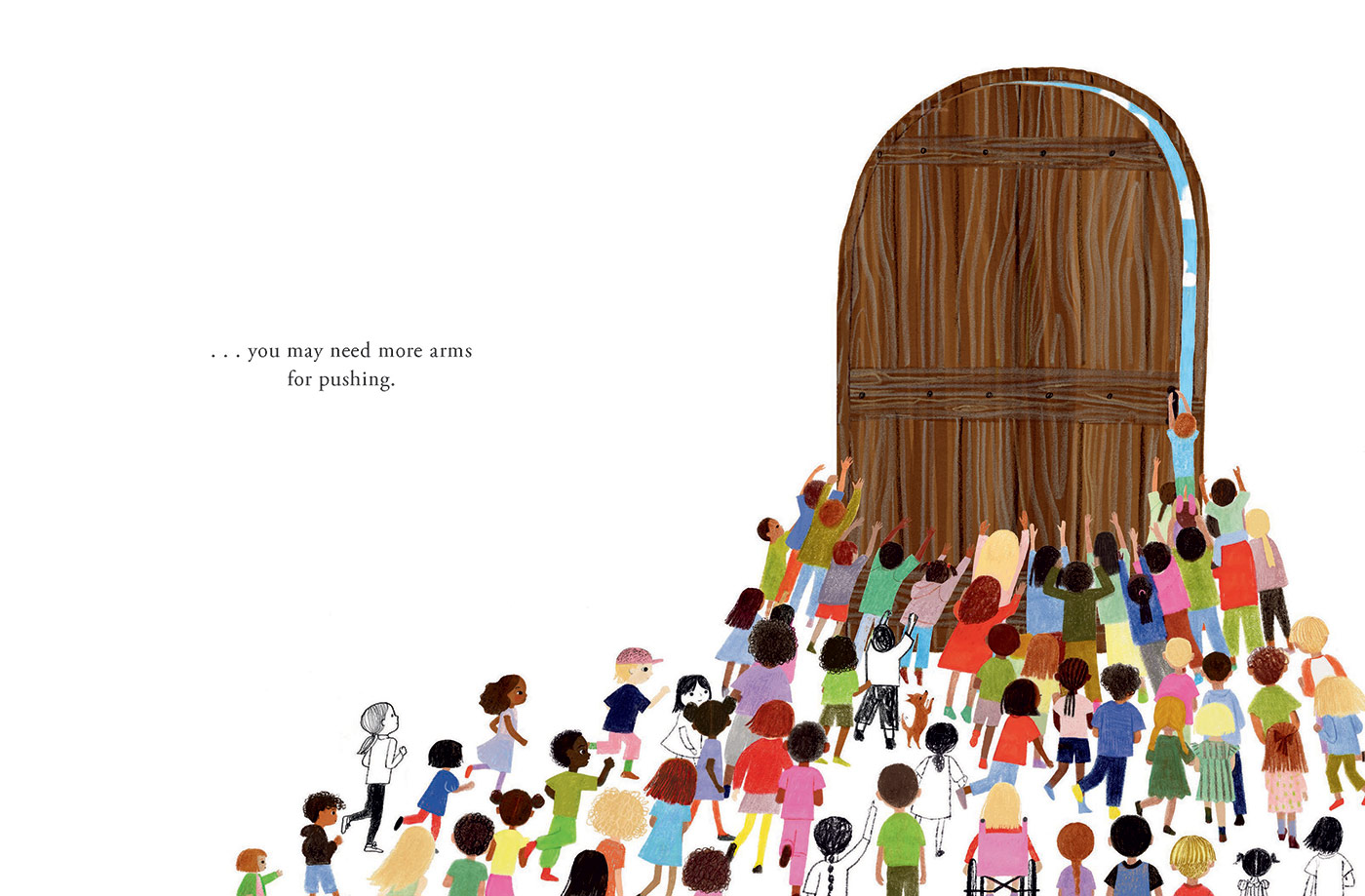 A Door is to Open, a picture book illustrated by Julie Morstad